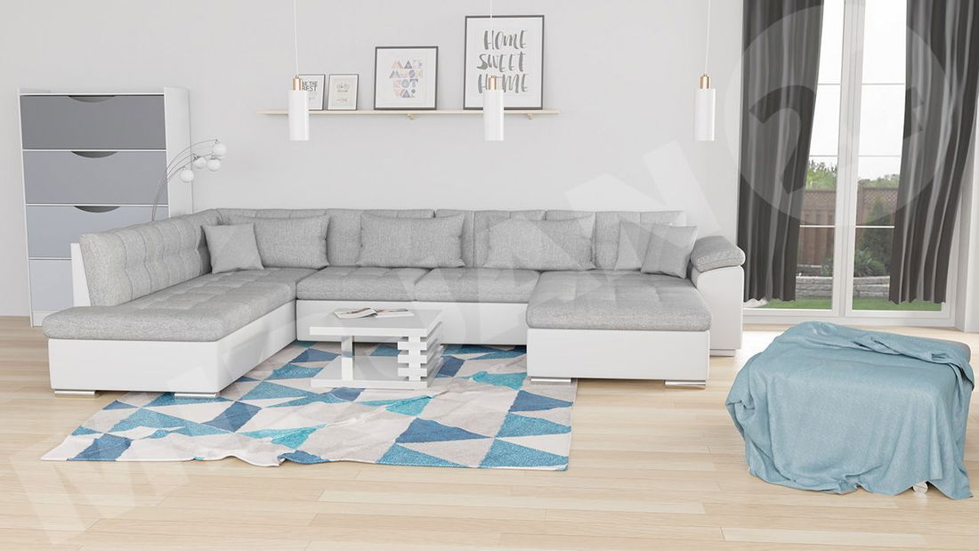 Rohová sedací souprava Talia (rezavá)