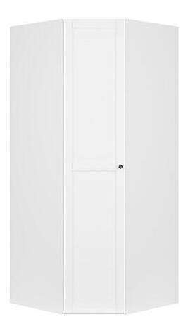 Rohová šatní skříň BRW Flex 26 (bílá)