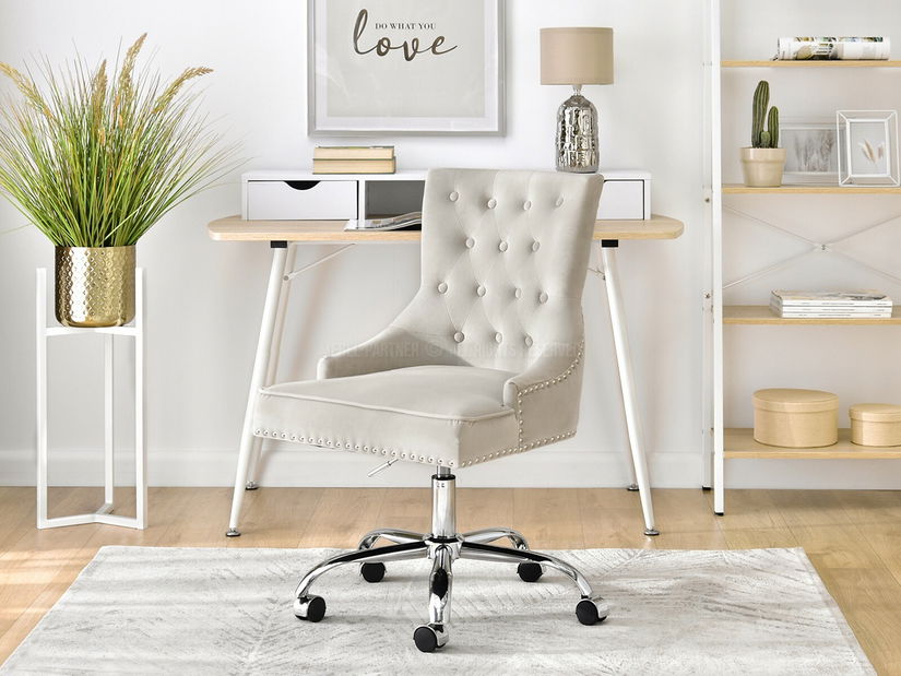 Židle Sonia (šedá + chromová)