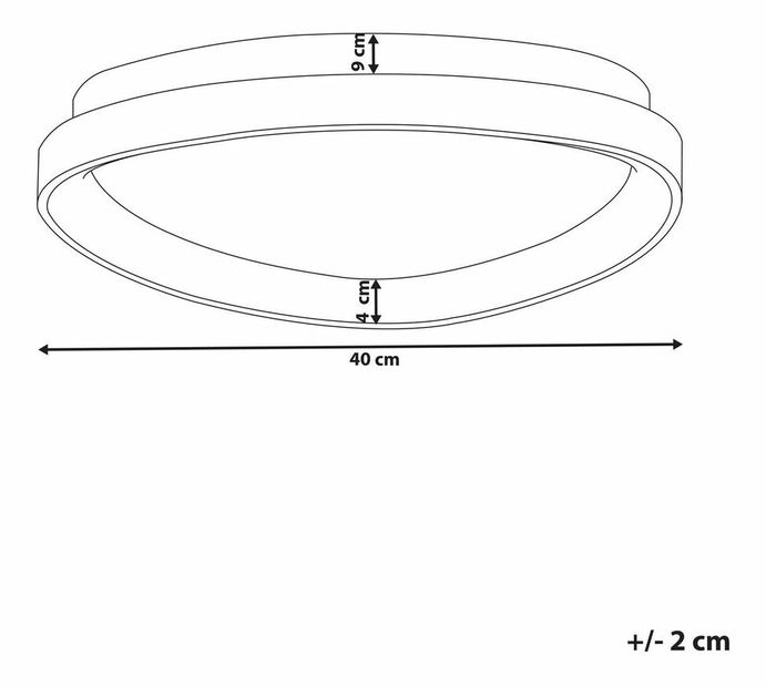 Stropní svítidlo Nanza (černá)