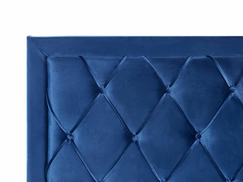 Manželská postel 180 cm Levi (modrá)