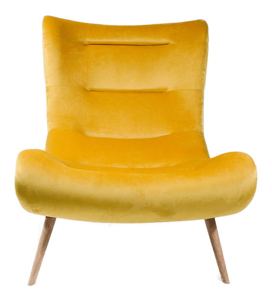 Křeslo Kam (žlutá)