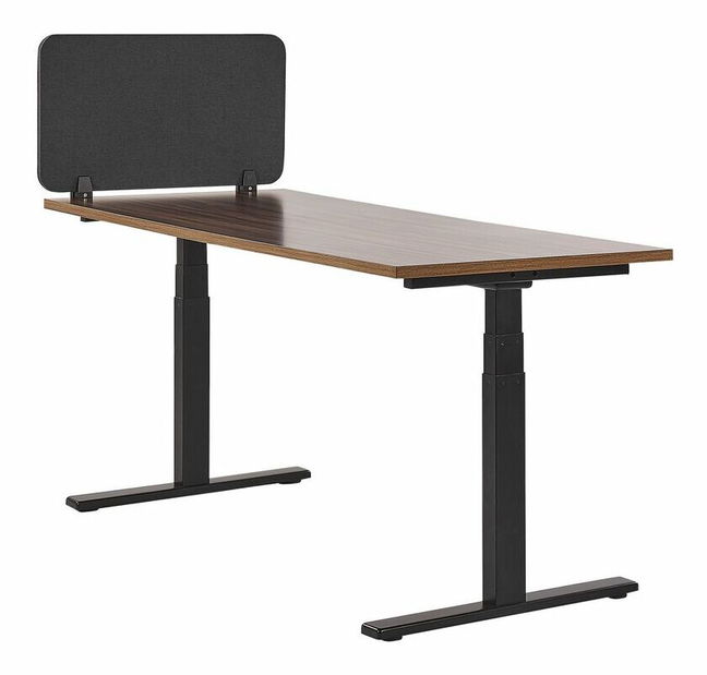 Přepážka na pracovní stůl 70x40 cm Whitley (tmavě šedá)