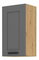 Horní kuchyňská skříňka Lucid 40 G 72 1F (dub artisan + dustgrey)