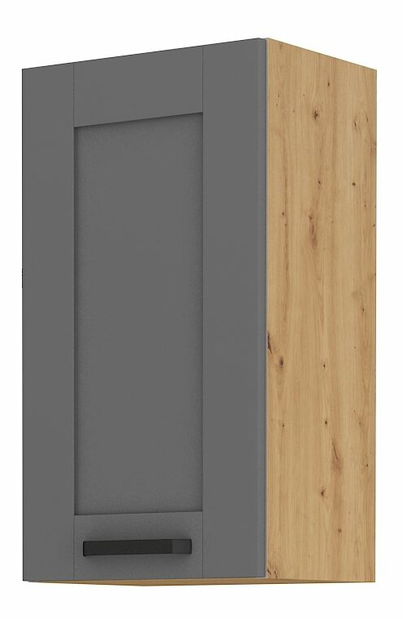 Horní kuchyňská skříňka Lucid 40 G 72 1F (dub artisan + dustgrey)