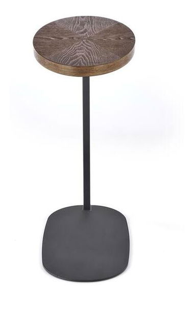 Konferenční stolek Dedra (ořech + černá)