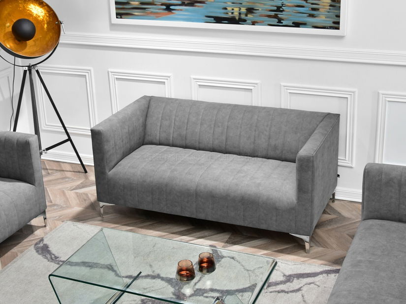 Pohovka dvousedačka Represaliar (šedá)