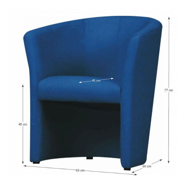 Křeslo Cubali Micro modrá