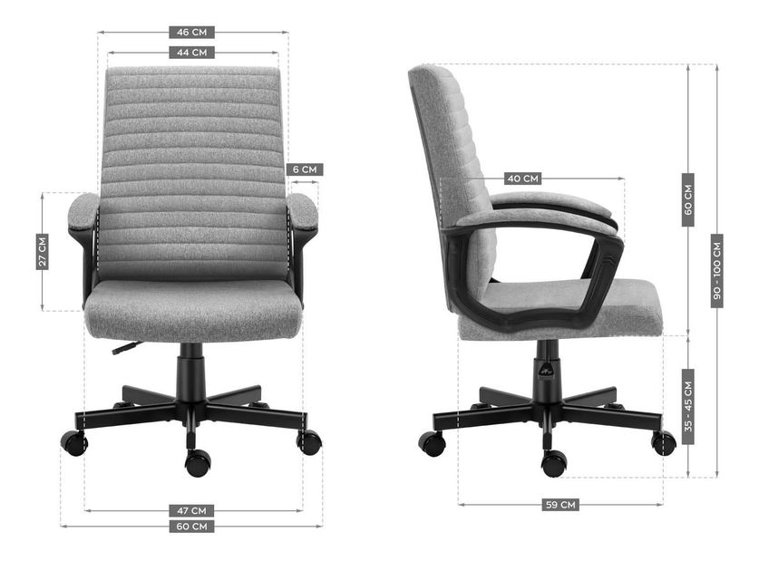 Kancelářské křeslo Blitz 2.5 (šedá)