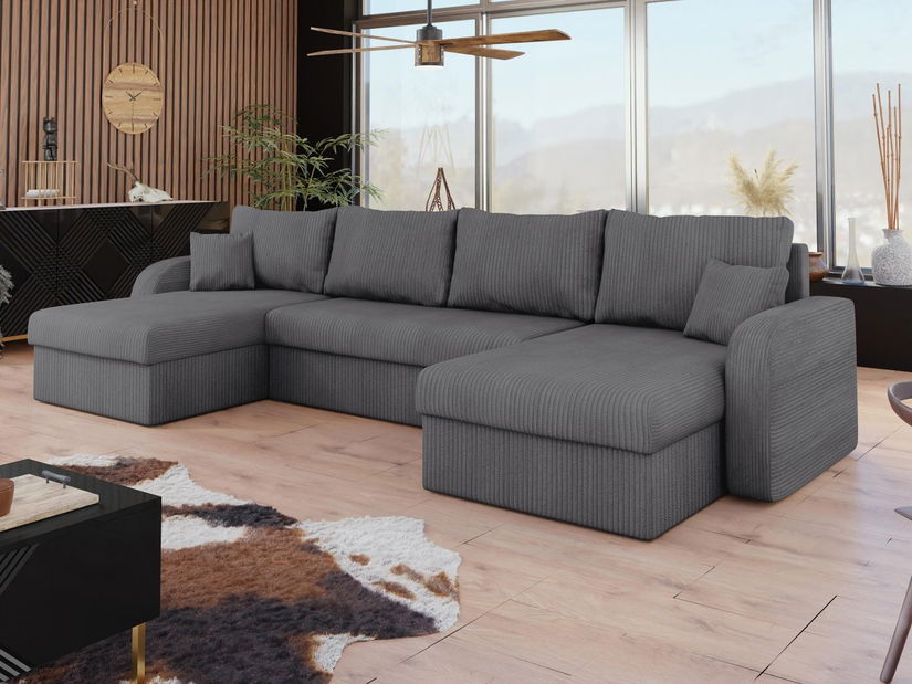 Rohová sedací souprava U Arian U (šedá)