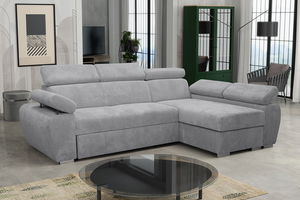 Rohová sedací souprava Gozo (světle šedá)