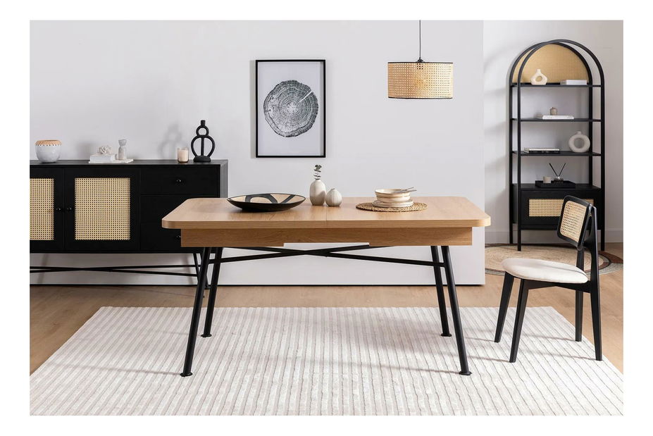 Rozkládací jídelní stůl Nillia 198 (přírodní)