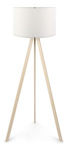Stojanová lampa Comporollo 1 (bílá + dub)