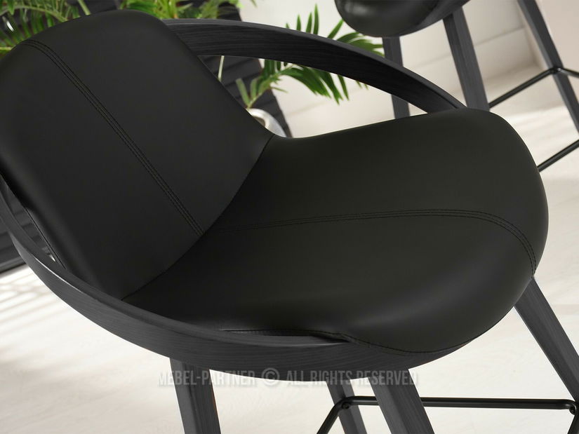 Barová židle Lageze (černá)