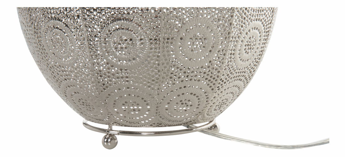 Stolní lampa Manor (stříbrná)