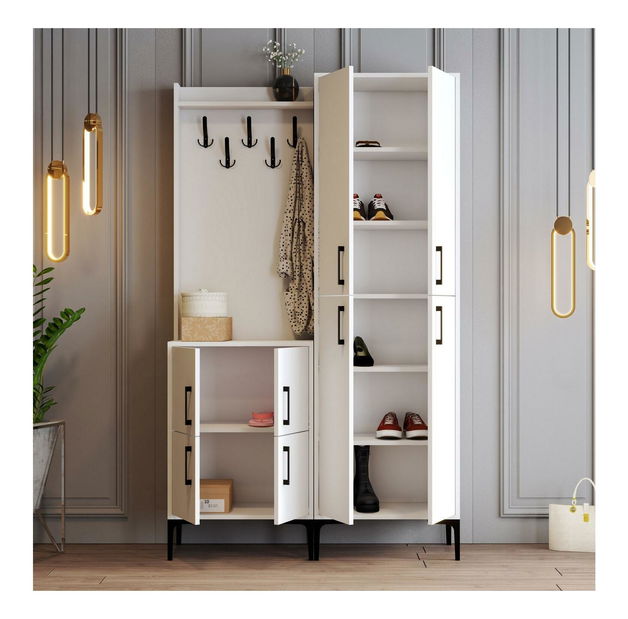 Předsíňová stěna Betina BA (bílá)