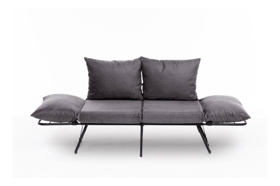 Pohovka dvousedačka Verve 2 (šedá)