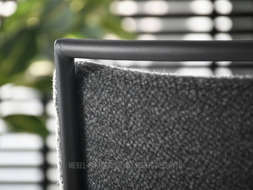 Židle Sara (tmavý grafit + černá)