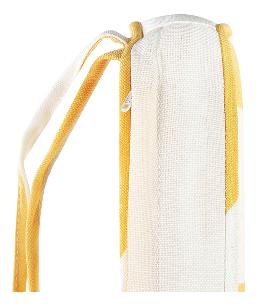 Sada 2 ozdobných polštářů Terno (žlutá + bílá)