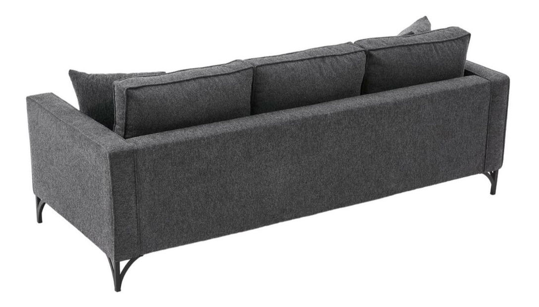 Pohovka trojsedačka Berlunetta (antracit + černá)