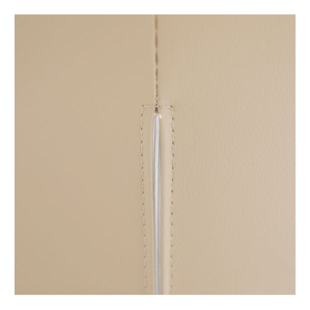 Jídelní židle Gerda new (hnědá + béžová + chrom) *bazar