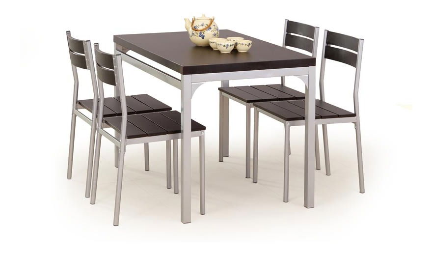 Jídelní set Benua (pro 4 osoby) (wenge)