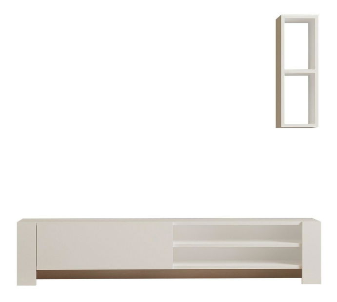 Obývací stěna Nazia (bílá)