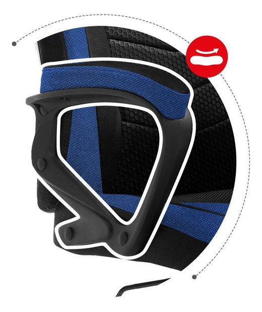 Herní židle Fusion 2.5 (černá + modrá)