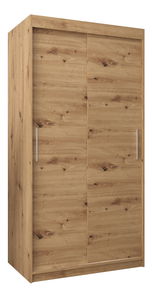 Šatní skříň 100 cm Toki (Dub artisan + Dub artisan)