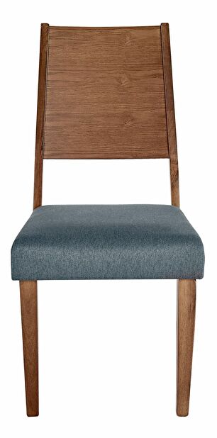 Set 2 ks jídelních židlí Eulalia (tmavé dřevo)