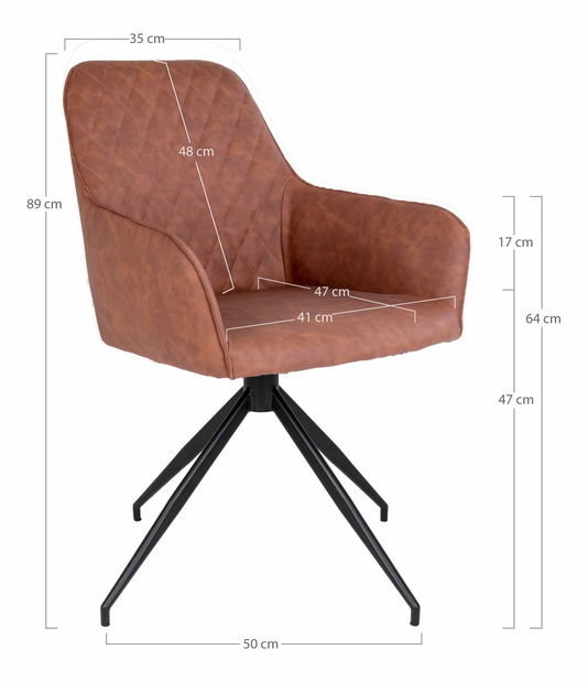 Jídelní židle Heravina 2 (hnědá)