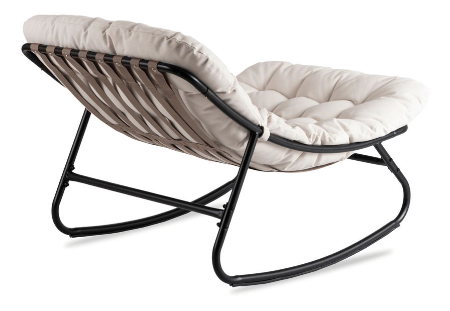 Houpací křeslo Aures (béžová)