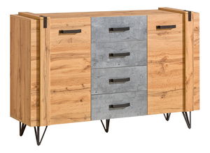 Komoda typ LO5 Lorinda (dub wotan + beton milenium)