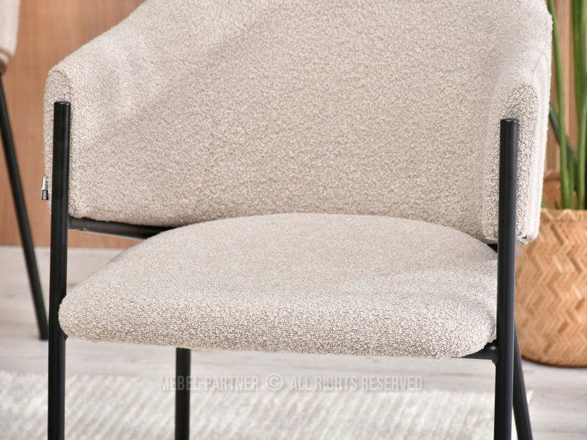 Židle Chad (béžová + černá)