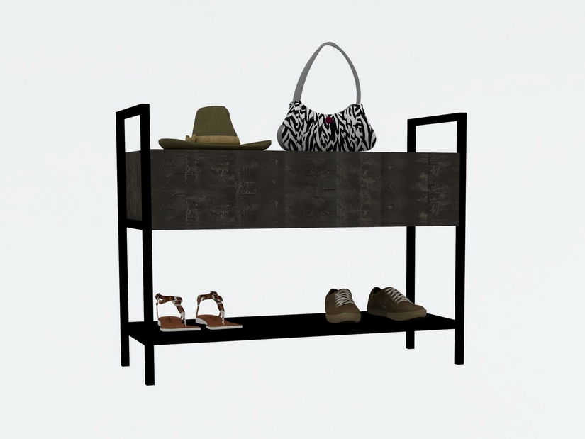 Botník (skříňka na boty) Tosina 3 (antracit)