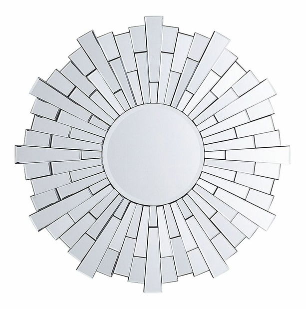 Nástěnné zrcadlo Vikingur (stříbrná)