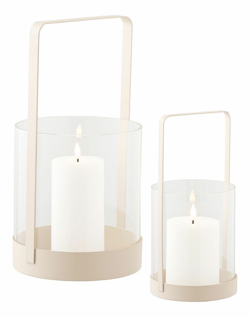 Svícen 2 ks Hsidina 1 (béžová)