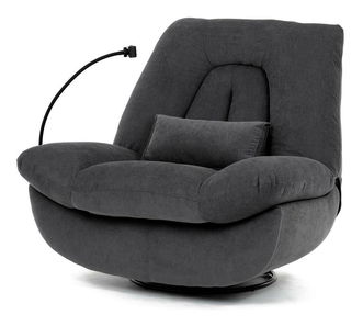 Polohovací křeslo Teniente (šedá)