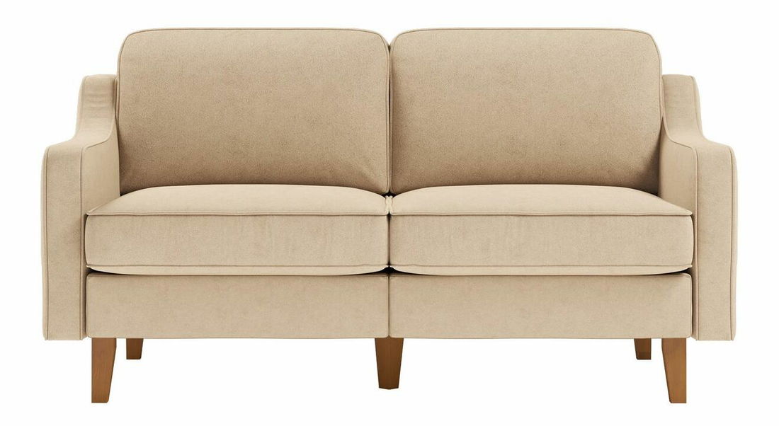 Pohovka dvousedačka Dělají 2 (cihlová + ořech)