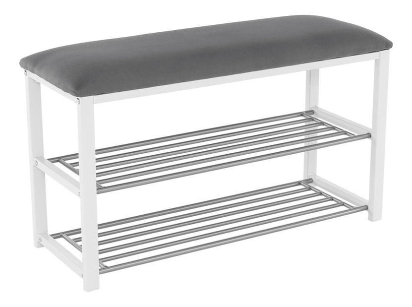 Botník Lelakimusla New (bílá + šedá + chrom)