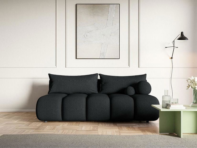 Pohovka trojsedačka Didier mini (černá + černá)