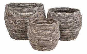 Set 3 ks košíků Tlasalia (šedá)