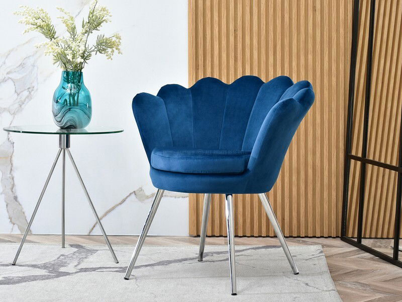 Křeslo Lasair (námořnická + černá)