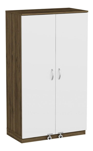 Potravinová kuchyňská skříňka Passek (ořech bílý)