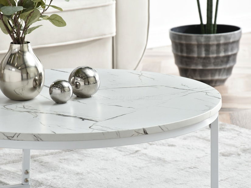 Konferenční stolek Kolja Stolek XL (bílá)