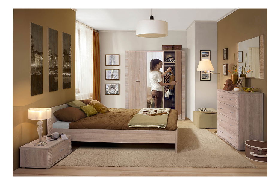 Komoda Gwenn 2W3S1B (dub sonoma)