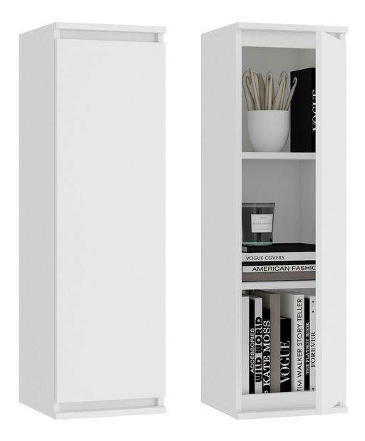 Obývací stěna Megaherzios (bílá) (bez osvětlení)