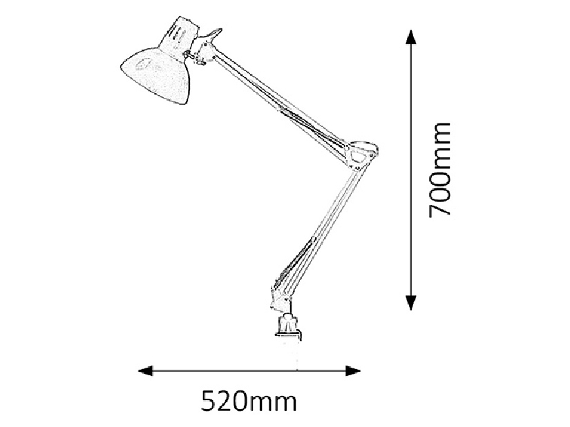 Stojanová lampa Arno 4214 (bílá)