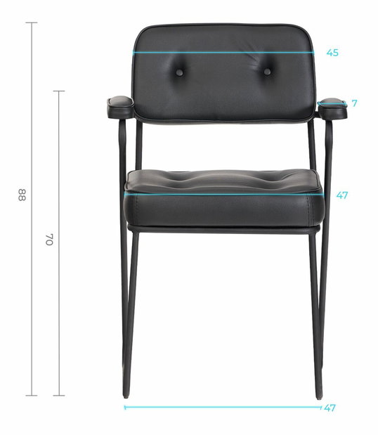 Kancelářská židle Jupo (vícebarevné)