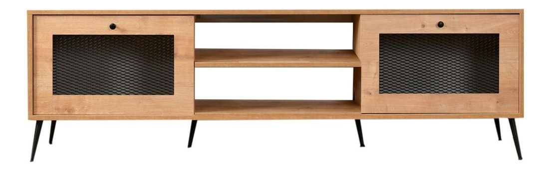 TV stolek/skříňka Maran (dub + černá)